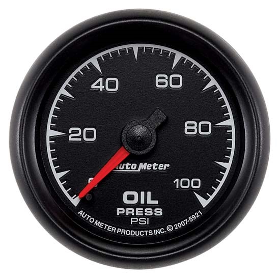 Auto Meter 5921 ES Mechanical Oil Pressure Gauge, 2-1/16 Inch Auto Meter 5921 ES Mechanical Oil Pressure Gauge, 2-1/16 Inch