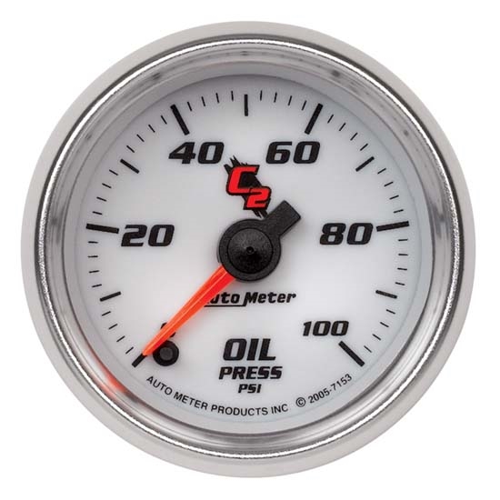 Auto Meter 7153 C2 Digital Stepper Motor Oil Pressure Gauge Auto Meter 7153 C2 Digital Stepper Motor Oil Pressure Gauge