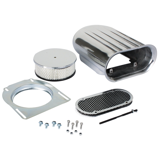 Speedway Gasser Finned Aluminum Single Quad Carburetor Air Scoops Speedway Gasser Finned Aluminum Single Quad Carburetor Air Scoops