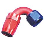 Aeroquip FBM4042 Hose End Coupler Fitting, 120 Degree, Blue/Red, -6 AN