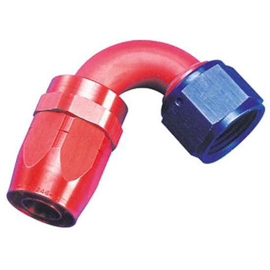 Aeroquip FBM4045 120 Hose End Coupler Fitting, Blue/Red, -12 AN Aeroquip FBM4045 120 Hose End Coupler Fitting, Blue/Red, -12 AN