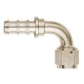 Aeroquip FCE1532 Nickel 90 Degree Push-On Socketless Fitting, -6 AN