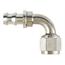 Aeroquip FCE1533 Nickel 90 Degree Push-On Socketless Fitting, -8 AN Aeroquip FCE1533 Nickel 90 Degree Push-On Socketless Fitting, -8 AN