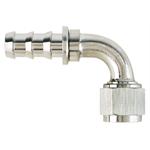 Aeroquip FCE1534 Nickel 90 Deg Push-On Hose Socketless Fitting, -10 AN