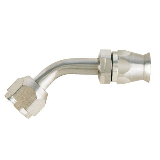 45 Degree Nickel Plated AC Fitting, -6 AN 45 Degree Nickel Plated AC Fitting, -6 AN