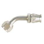 45 Degree Nickel Plated AC Fitting, -6 AN