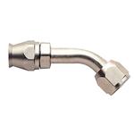 45 Degree Nickel Plated AC Fitting, -8 AN
