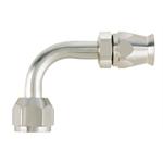 90 Degree Nickel Plated AC Fitting, -6 AN
