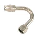 135 Degree Nickel Plated AC Fitting, O-Ring Pilot, -8 AN