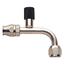 90 Degree Nickel Plated AC Fitting, O-Ring Pilot w/ Port, -8 AN 90 Degree Nickel Plated AC Fitting, O-Ring Pilot w/ Port, -8 AN