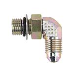 90 Degree AN4 to 7/16 Inch-20 Brake Adapter Fitting