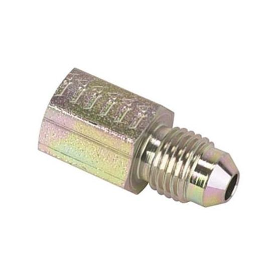 Gauge Fitting, Straight AN3 Male, 1/8 Inch NPT Female