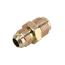 Steel Power Steering Box Adapter Fitting 1/2-20 IFM to -6 AN, 65-79 GM Steel Power Steering Box Adapter Fitting 1/2-20 IFM to -6 AN, 65-79 GM
