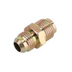 Steel Power Steering Box Adapter Fitting, 5/8-18 IFM to -6 AN, 1965-79 GM