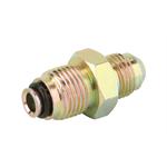 Steel Power Steering Box Adapter Fitting, 16mm-1.5 IFM to -6 AN, 1980-Up GM