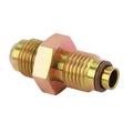 Steel Power Steering Box Adapter Fitting, 14mm-1.5 IFM to -6 AN, 1980-Up GM