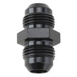 Aluminum Flare Union Adapter Fitting, Black, -3 AN