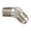 Aeroquip FCE2022 45 -6 AN Flare to 1/4 Inch NPT Pipe Adapter Fitting Aeroquip FCE2022 45 -6 AN Flare to 1/4 Inch NPT Pipe Adapter Fitting