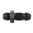 Straight Aluminum Bulkhead Flare Fitting, Black, -3 AN Straight Aluminum Bulkhead Flare Fitting, Black, -3 AN