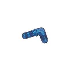 Aluminum Flare Bulkhead Fitting, 90 Degree, -6 AN