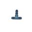 Aluminum Tee Bulkhead Fitting, -3 AN Aluminum Tee Bulkhead Fitting, -3 AN