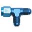 Aluminum Female Swivel Run Tee, AN3 Aluminum Female Swivel Run Tee, AN3
