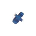 Aluminum Flare Reducer Adapter, Blue, -6 AN to -8 AN