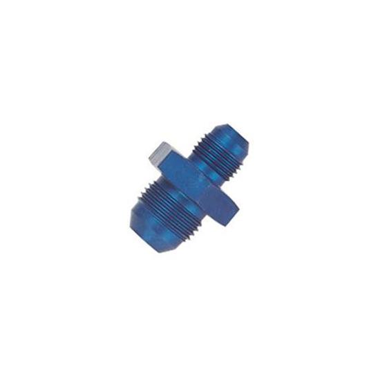 Aluminum Flare Reducer Adapter, Blue, -6 AN to -10 AN Aluminum Flare Reducer Adapter, Blue, -6 AN to -10 AN