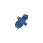 Aluminum Flare Reducer Adapter, Blue, -6 AN to -10 AN