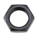 Aluminum Bulkhead Jam Nut, Black, -3 AN