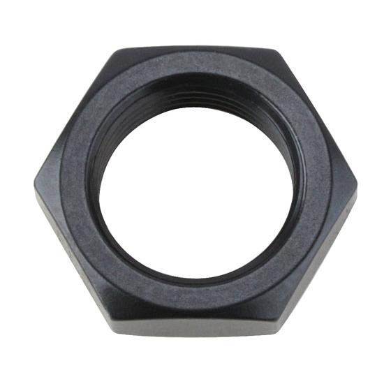 Aluminum Bulkhead Jam Nut, Black, -8 AN Aluminum Bulkhead Jam Nut, Black, -8 AN