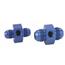 Inline Fuel Pressure Adapter, -8 AN to -8 AN w/ 1/8Inch NPT, Blue Inline Fuel Pressure Adapter, -8 AN to -8 AN w/ 1/8Inch NPT, Blue