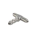 Stainless Steel -3 AN Straight Bulkhead Tee Adapter Brake Fitting