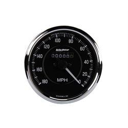 Auto Meter 201005 Cobra 4 Inch Mechanical Speedometer-Reverse Rotation