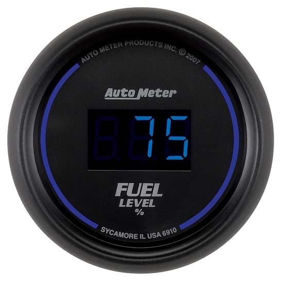 Auto Meter 6910 Cobalt Digital Fuel Level Gauge, 2-1/16 Inch Auto Meter 6910 Cobalt Digital Fuel Level Gauge, 2-1/16 Inch