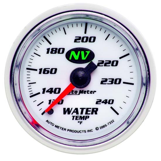 Auto Meter 7332 NV Mechanical Water Temperature Gauge, 2-1/16 Inch Auto Meter 7332 NV Mechanical Water Temperature Gauge, 2-1/16 Inch