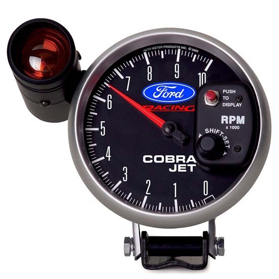Auto Meter 880118 Ford Racing Air-Core Pedestal Tachometer Gauge Auto Meter 880118 Ford Racing Air-Core Pedestal Tachometer Gauge