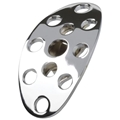 Lokar BAG-6152 Lakester Steel Brake/Clutch Pedal Pad, Chromed