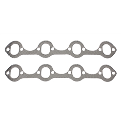 Speedway Extreme Exhaust Gaskets, Small Block Ford, 1-5/8 Inch Oval Port
