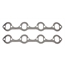 Speedway Extreme Exhaust Gaskets, Small Block Ford, 1-5/8 Inch Oval Port Speedway Extreme Exhaust Gaskets, Small Block Ford, 1-5/8 Inch Oval Port