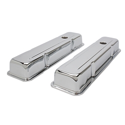 Small Block Chevy Short Chrome Valve Covers