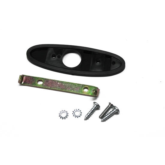 OER R312 Bullet RH Rear View Mirror Mounting Kit, Camaro/Nova/Chevelle
