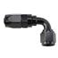 Speedway Full Flow Swivel Hose End Fitting, 90 Degree, Black Anodized, -6 AN Speedway Full Flow Swivel Hose End Fitting, 90 Degree, Black Anodized, -6 AN