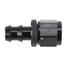 Black Socketless Straight Push-On Hose End Fitting, -6 AN Black Socketless Straight Push-On Hose End Fitting, -6 AN
