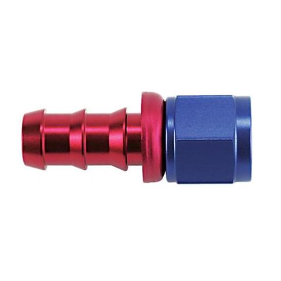 Straight Socketless Push-On Hose End, -6 AN Straight Socketless Push-On Hose End, -6 AN