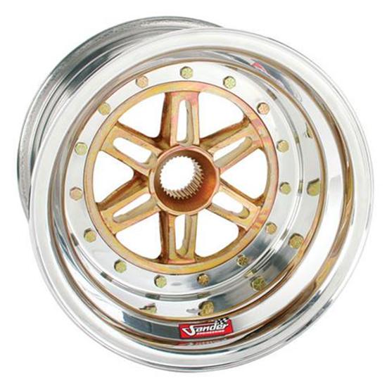 Sander 31 Spline 13 x 8 Inch Wheel, 2 Inch Offset, Non Beadlock Sander 31 Spline 13 x 8 Inch Wheel, 2 Inch Offset, Non Beadlock