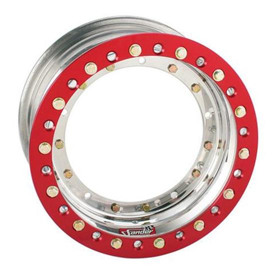 Sander Direct Mount Front Wheel, 13x8, 3 Inch Offset, Outer Beadlock