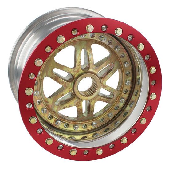 Sander 31 Spline Wheel - 13x8, 3 Inch Offset Inner Beadlock