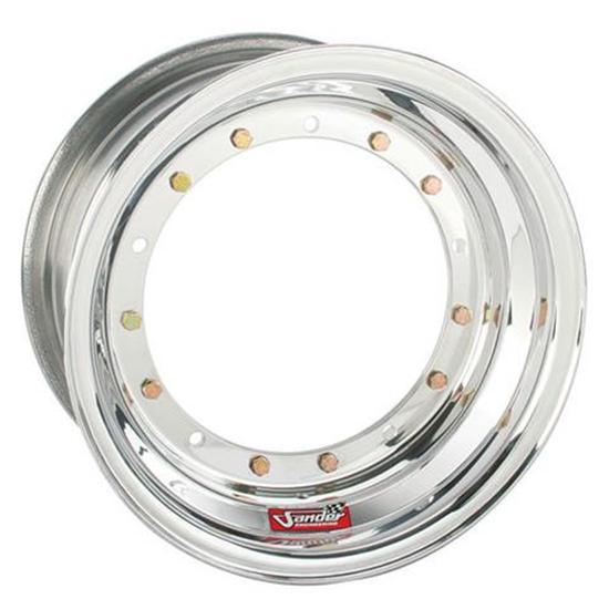 Sander Direct Mount Front Wheel, 15x8, 4 Inch Offset, No Beadlock/Cover
