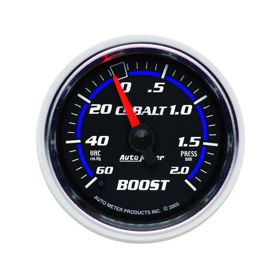 Auto Meter 6103-M Cobalt Mechanical Boost/Vacuum Gauge, 2-1/16 Inch Auto Meter 6103-M Cobalt Mechanical Boost/Vacuum Gauge, 2-1/16 Inch